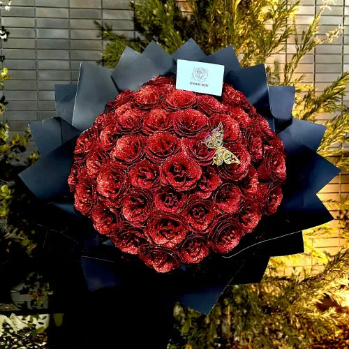 ジュエリーローズの花びらディテール