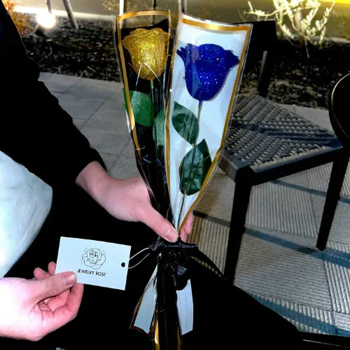 ジュエリーローズのテーブル展示